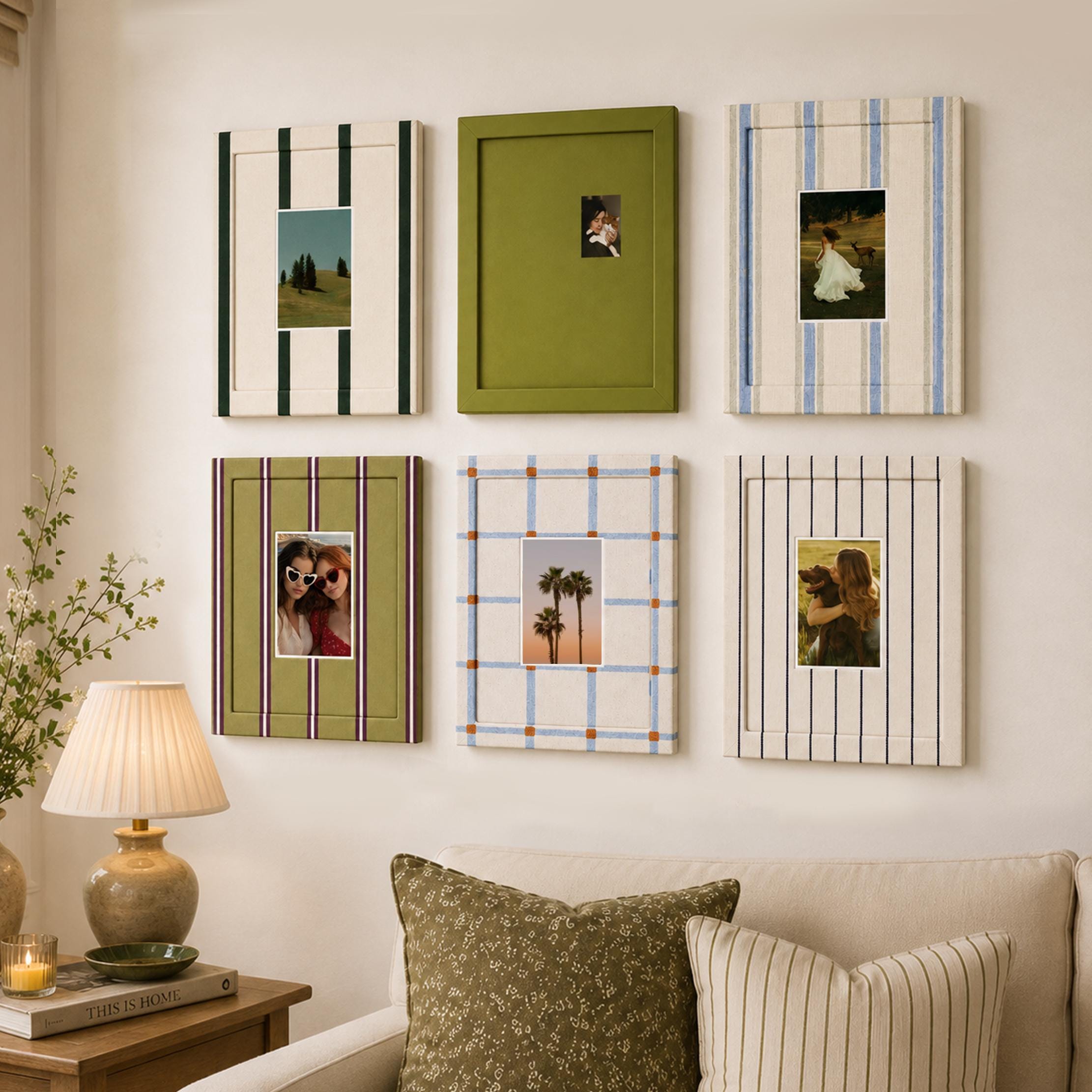 Blue Fabric Frame - Etsy