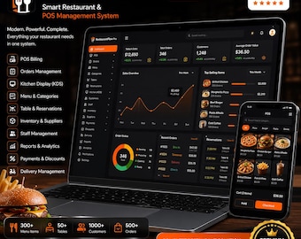 RestaurantFlow Pro – Digital Restaurant Operations Dashboard with Smart POS