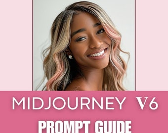 MidJourney V6 AI Prompt Guide | Ethereal Tresses: African American Women | Diversity, Digital Art Inspiration, Instant Download