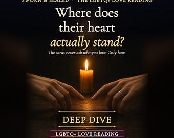 LGBTQ+ Deep Dive Love Tarot Reading | Five Cards All Five Systems in 2 to 4 Hours | Detailed Gay & Lesbian Love Reading from Both Charts