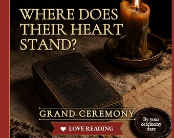 Candlelight Love Tarot Reading on an Astrologically Elected Date | Real Photographs of Your Spread + Birth Chart + Ceremony Record