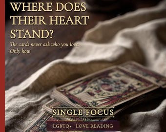 LGBTQ+ Candlelight Love Tarot Reading | One Question, Three Cards, Within the Hour | Gay & Lesbian Tarot Reading Clarity from Both Charts