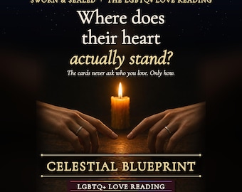 LGBTQ+ Natal Chart Love Reading | Rising Sign Houses Ten Card Tarot | Keepsake Chart Wheel Blueprint | Gay & Lesbian by Email