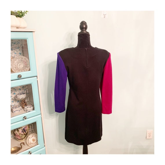 Vintage Color Block Dress