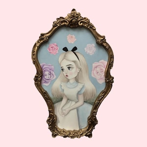 Alice In Wonderland  - LIMITED EDITION signed numbered Pop Surrealism Lowbrow Art Print By Autumn