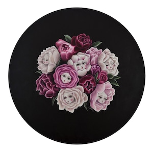 Alice In Wonderland Flower Faces 'Rosebud Babies' Pop Surrealism Lowbrow Art Print LIMITED EDITION - By Autumn