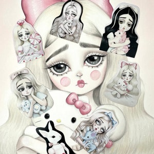 Doll Angel Sticker Set - By Autumn