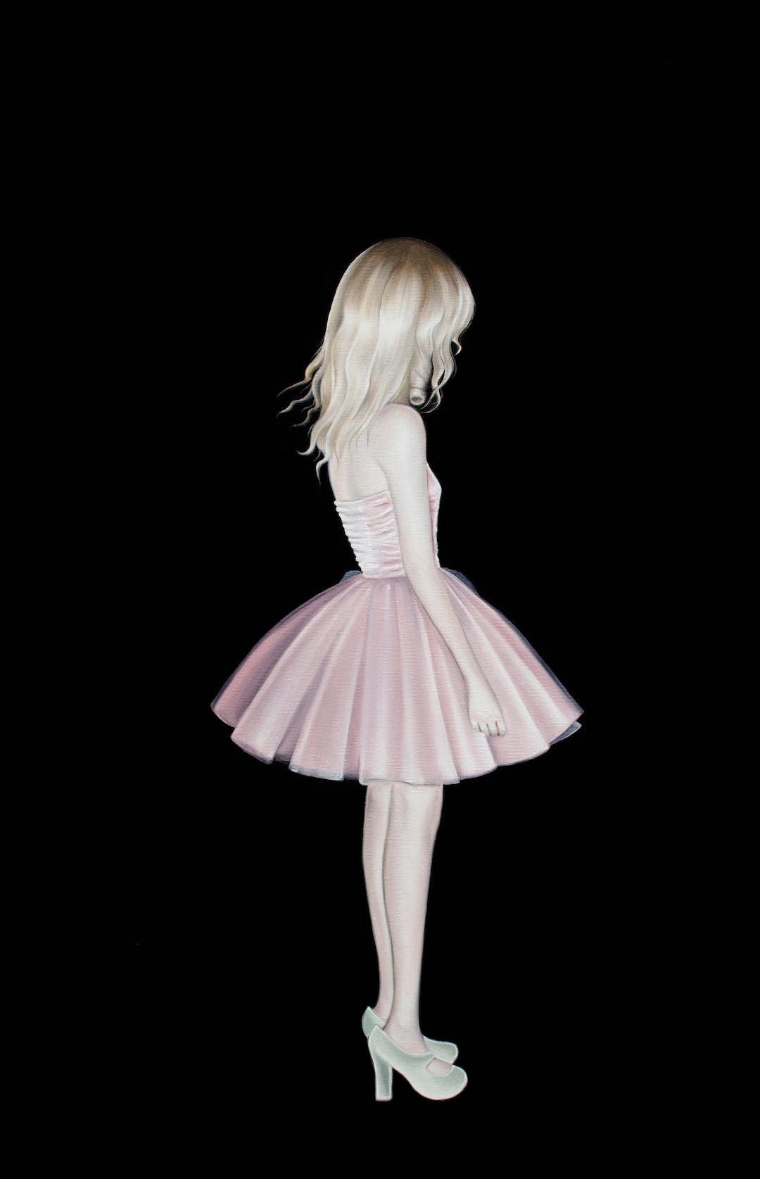 Lost Little Girl LIMITED EDITION Art Print, Lolita, Nymphet, Pastel