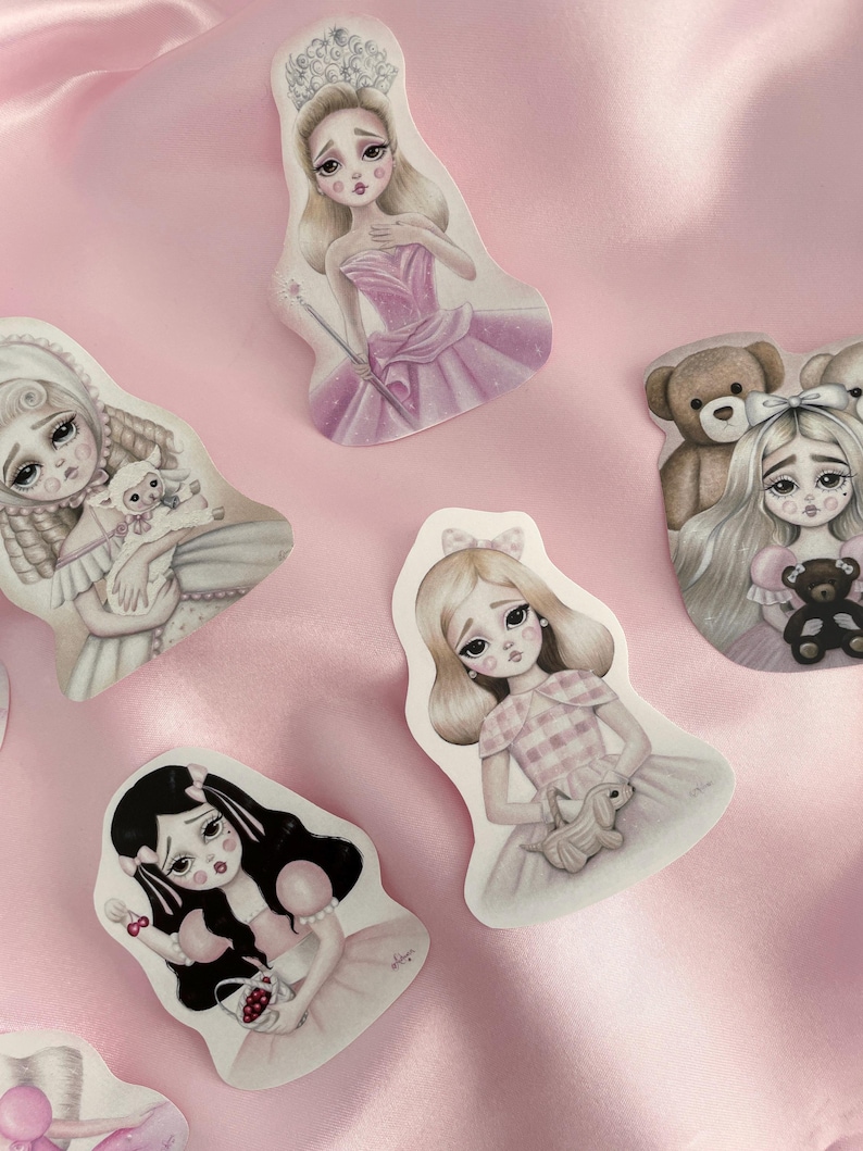 Princesscore Stickers Cute Girly Stickers Coquette DOLLCORE Princesscore Fairy Stickers Dream ...