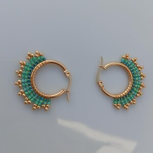 Pendientes Miyuki Aro Delicas 11/0