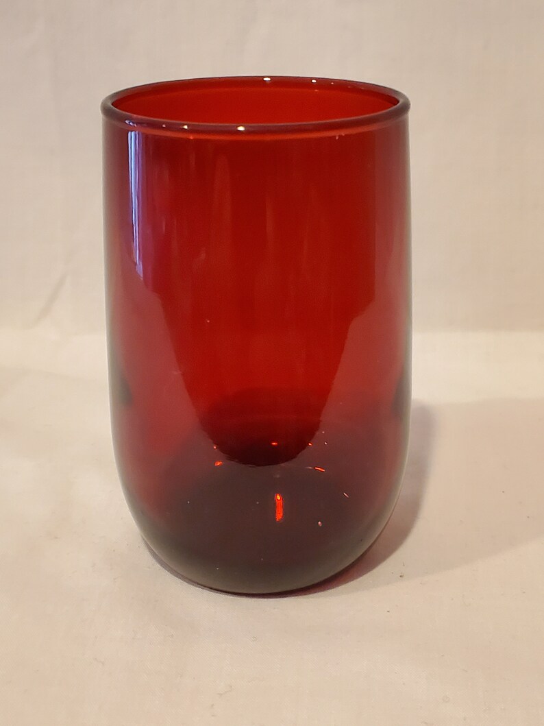 Anchor Hocking Royal Ruby Red 3 3/8 Juice Glass Plain Etsy