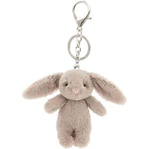 Cute Bunny Plush Keychain Charm For Bag, Bunny Plush Keychain for Backpack, Bunny Keychain for Women Girls Accessories Gift, Bunny Lover