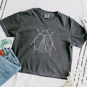 The Last Of The Bugs Ladybug Comfot Color Boxy Tee image 2