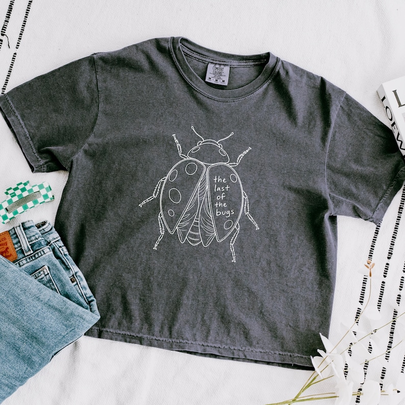 The Last Of The Bugs Ladybug Comfot Color Boxy Tee image 2