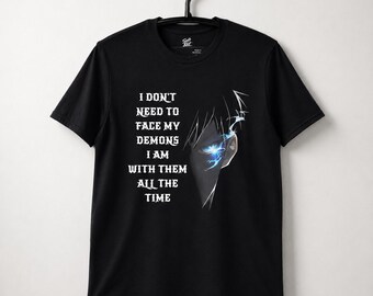 -shirt animé monarque ombre | T-shirt graphique Dark Fantasy