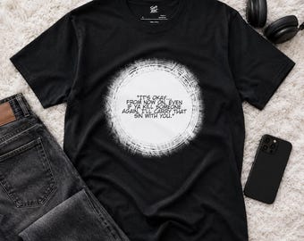 Chemise de citation d'anime | T-shirt graphique inspiré d'anime d'horreur émotionnelle | T-shirt japonais