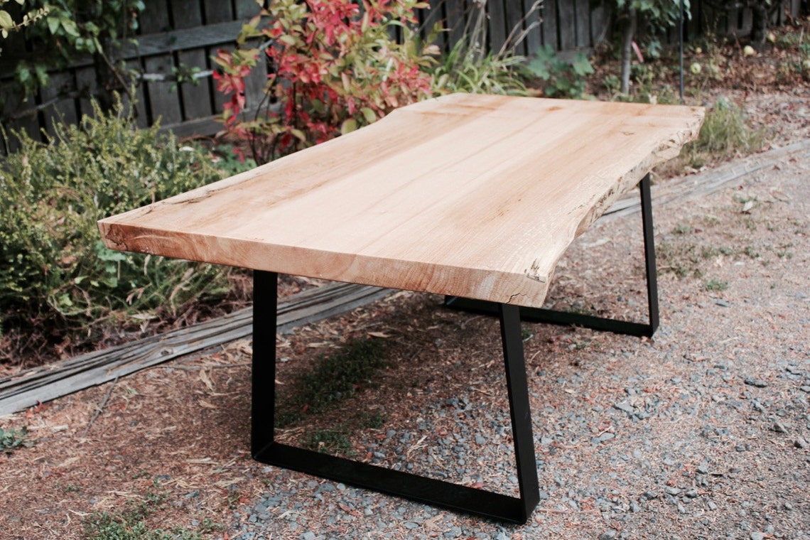 Made to Order /// Wood Coffee Table Raw Wood Table Wood Slab Etsy