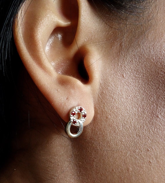 24k on sale platinum earrings