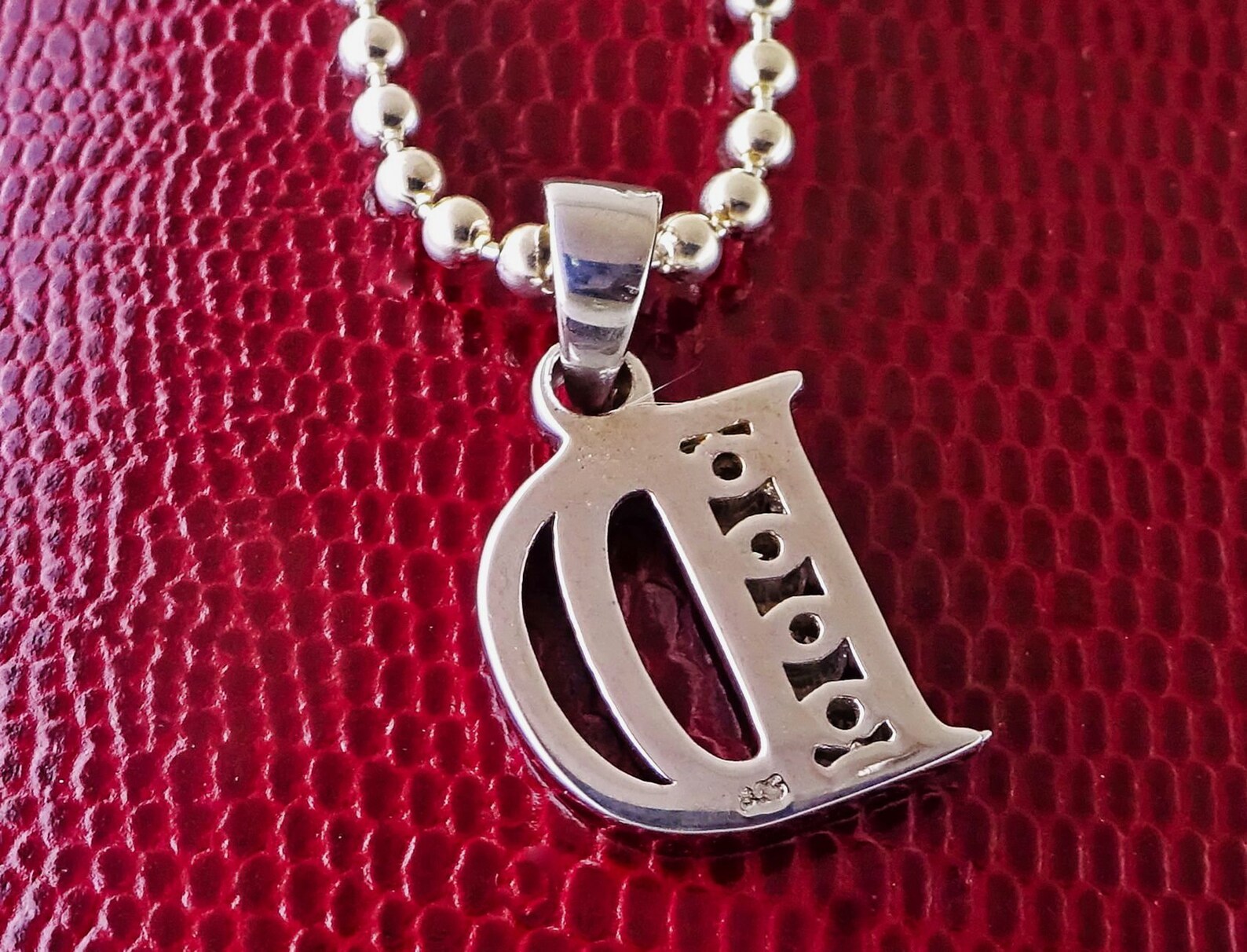 Silver Initial Letter D Necklace 925 Sterling Gift for Her Etsy UK
