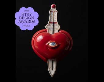 Three of Swords Incense Burner, RESERVED, DON'T PURCHASE, There is a separate listing in my shop