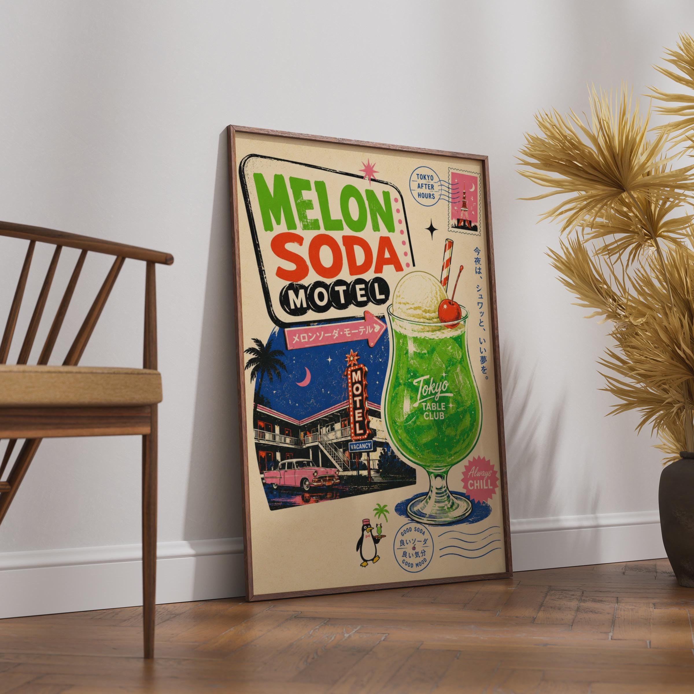 Melon Soda Print - Etsy