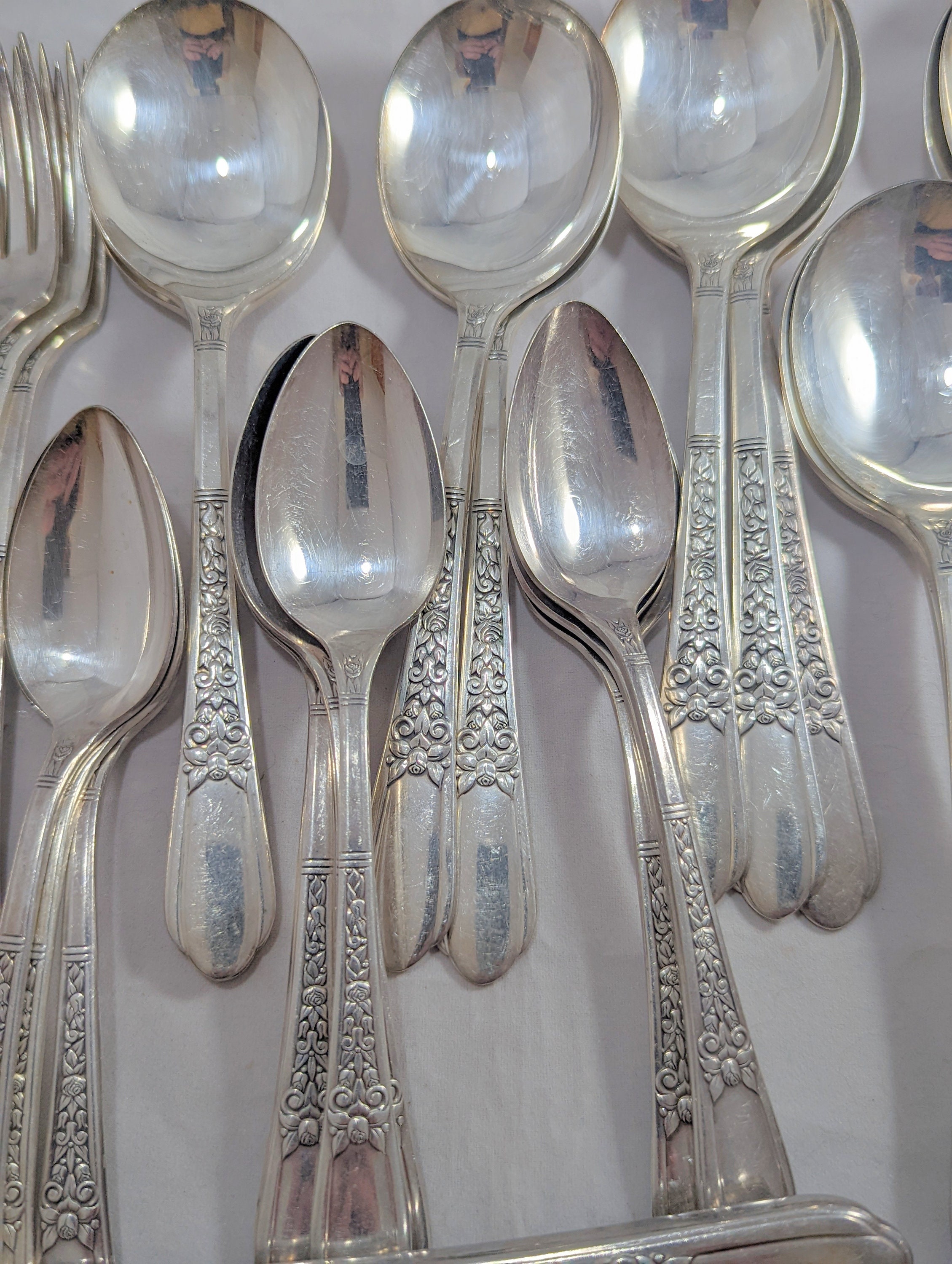 Simeon L and George H Rogers Company A1X Oneida LTD Vintage Silver