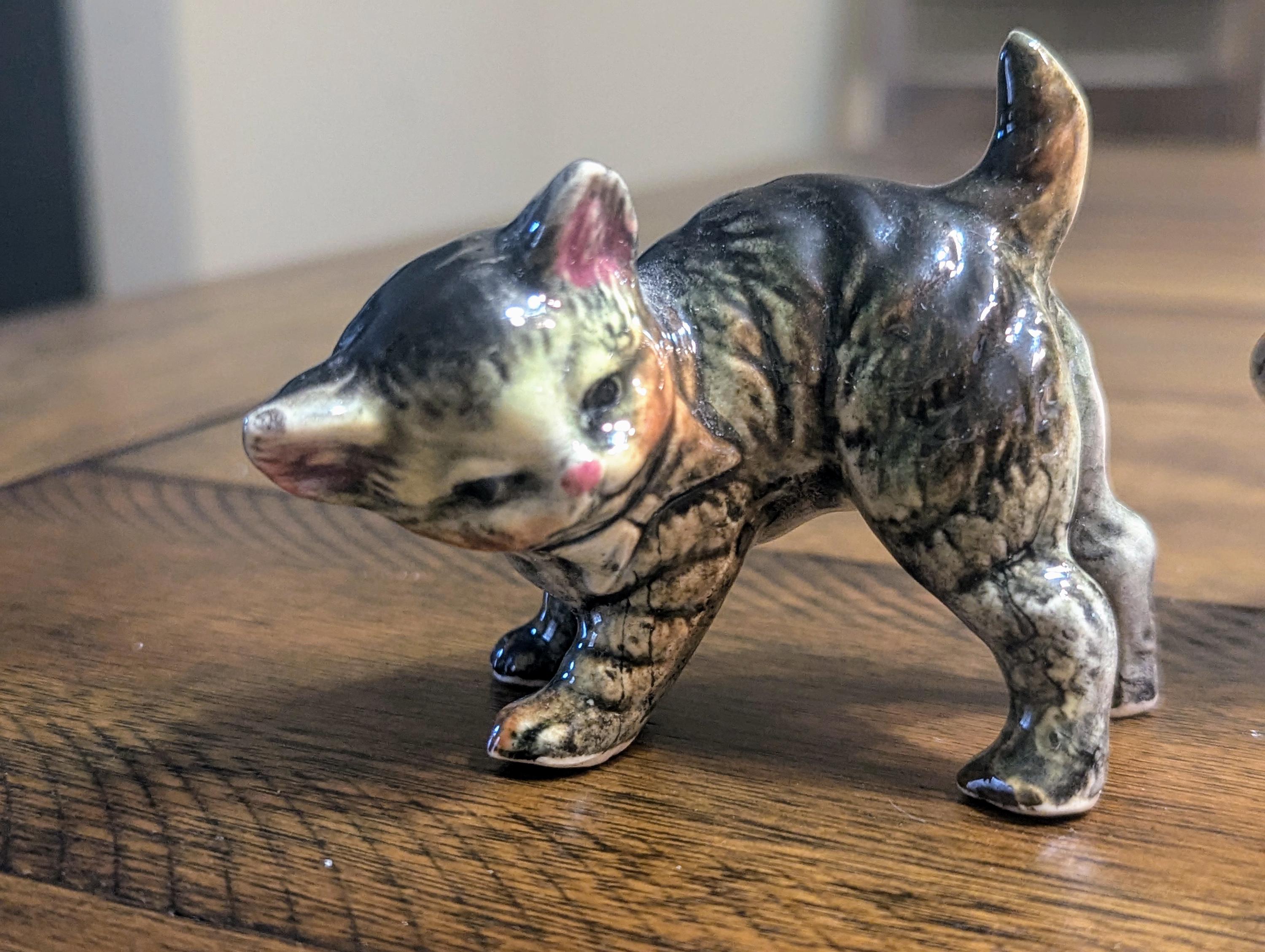 Camille Naudot Porcelain Cat Figurines1950's Japan - Etsy