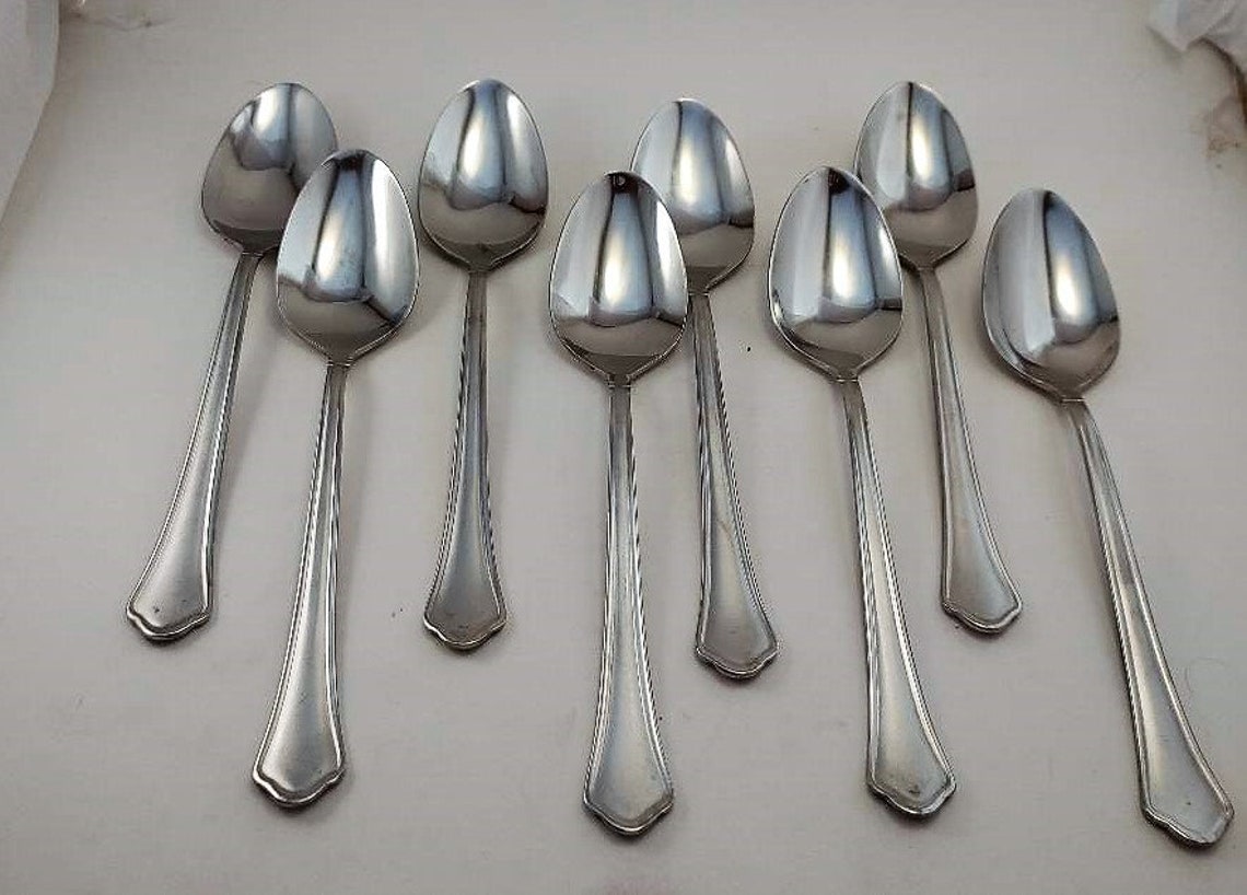 International Silver Stainless Steel Flatware Set...Capri Etsy