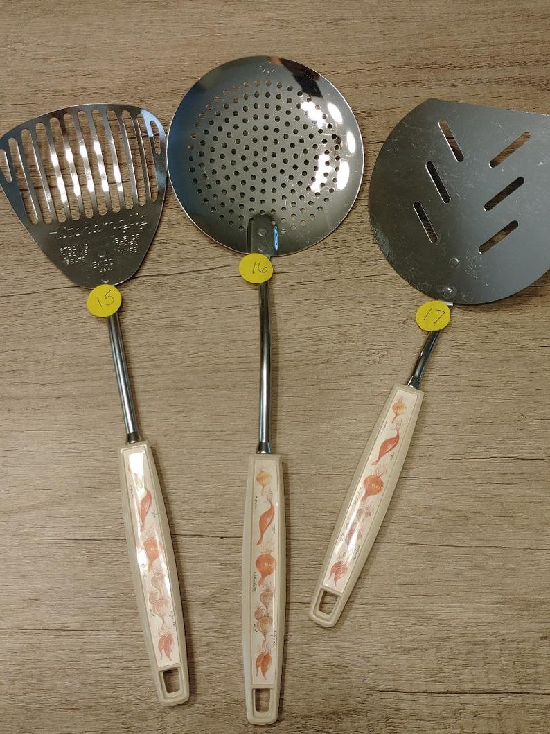 Vintage Ekco Stainless Steel Kitchen Utensils...25 Piece | Etsy