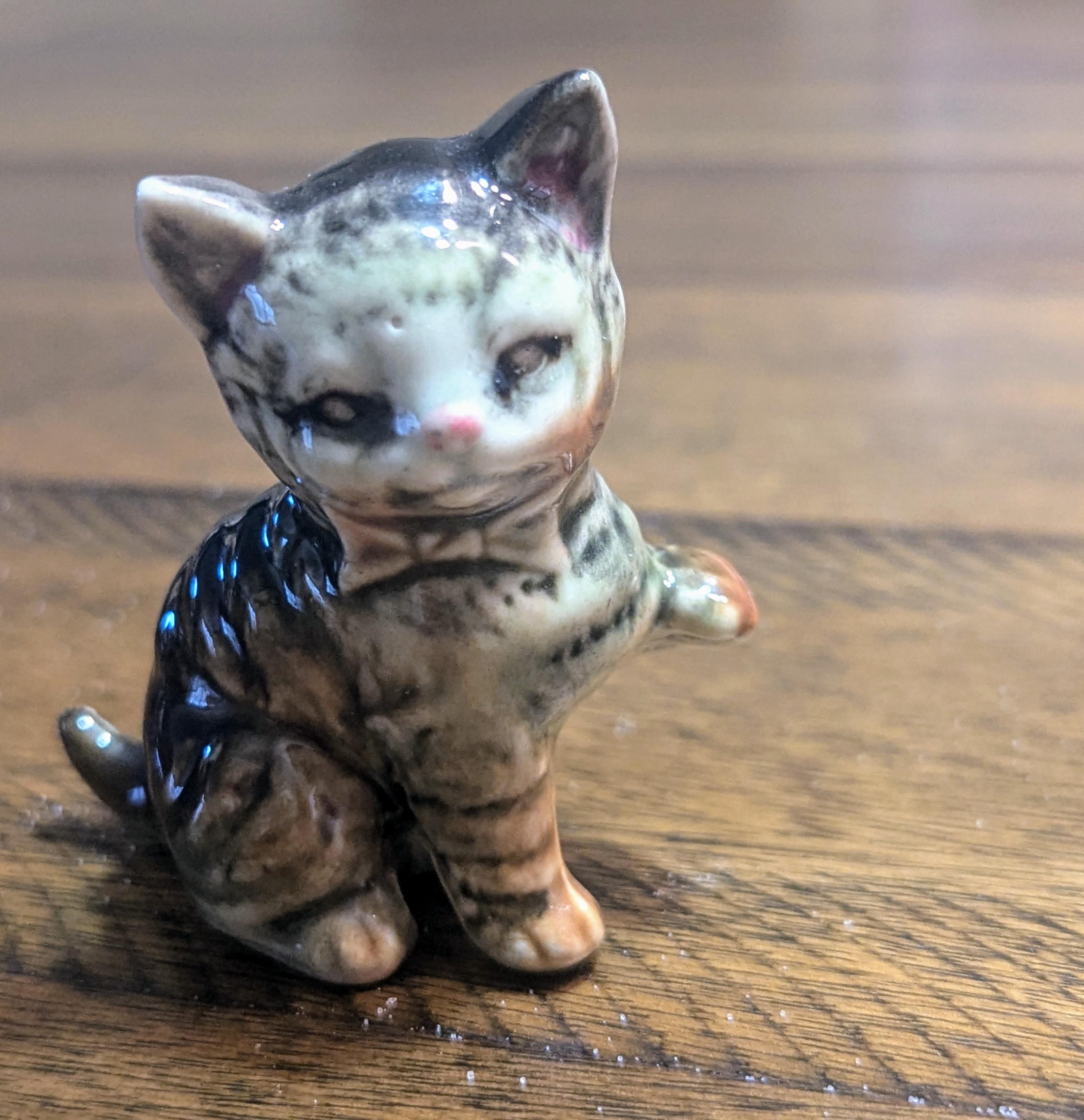 Camille Naudot Porcelain Cat Figurines1950's Japan - Etsy