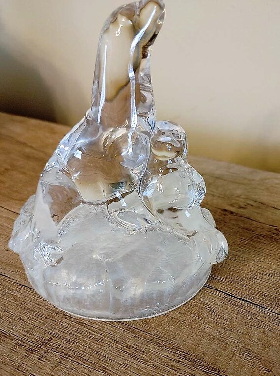 Royal Crystal Rock (RCR) Crystal Seal and Pup Figurinemade in