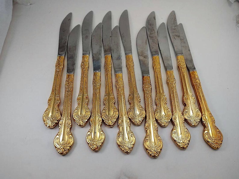 Cambridge Gold Electroplate Flatware Replacement Pieces...gold Etsy