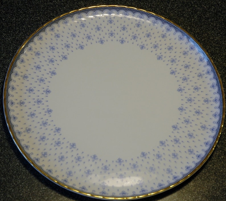 25/% off...Beautiful Vintage Porcelain Quinta Nova Cake Plate...Portugal...was 99.00