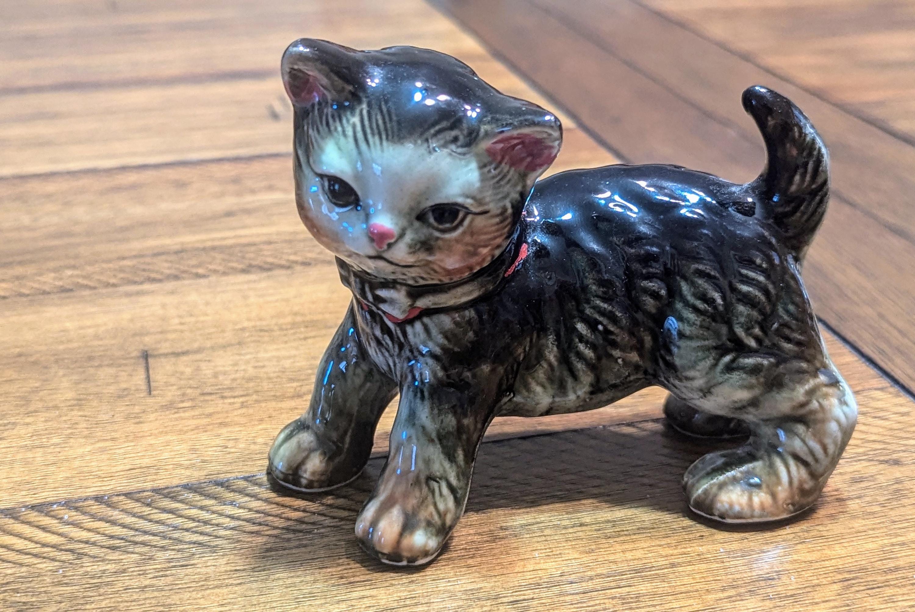 Camille Naudot Porcelain Cat Figurines1950's Japan - Etsy