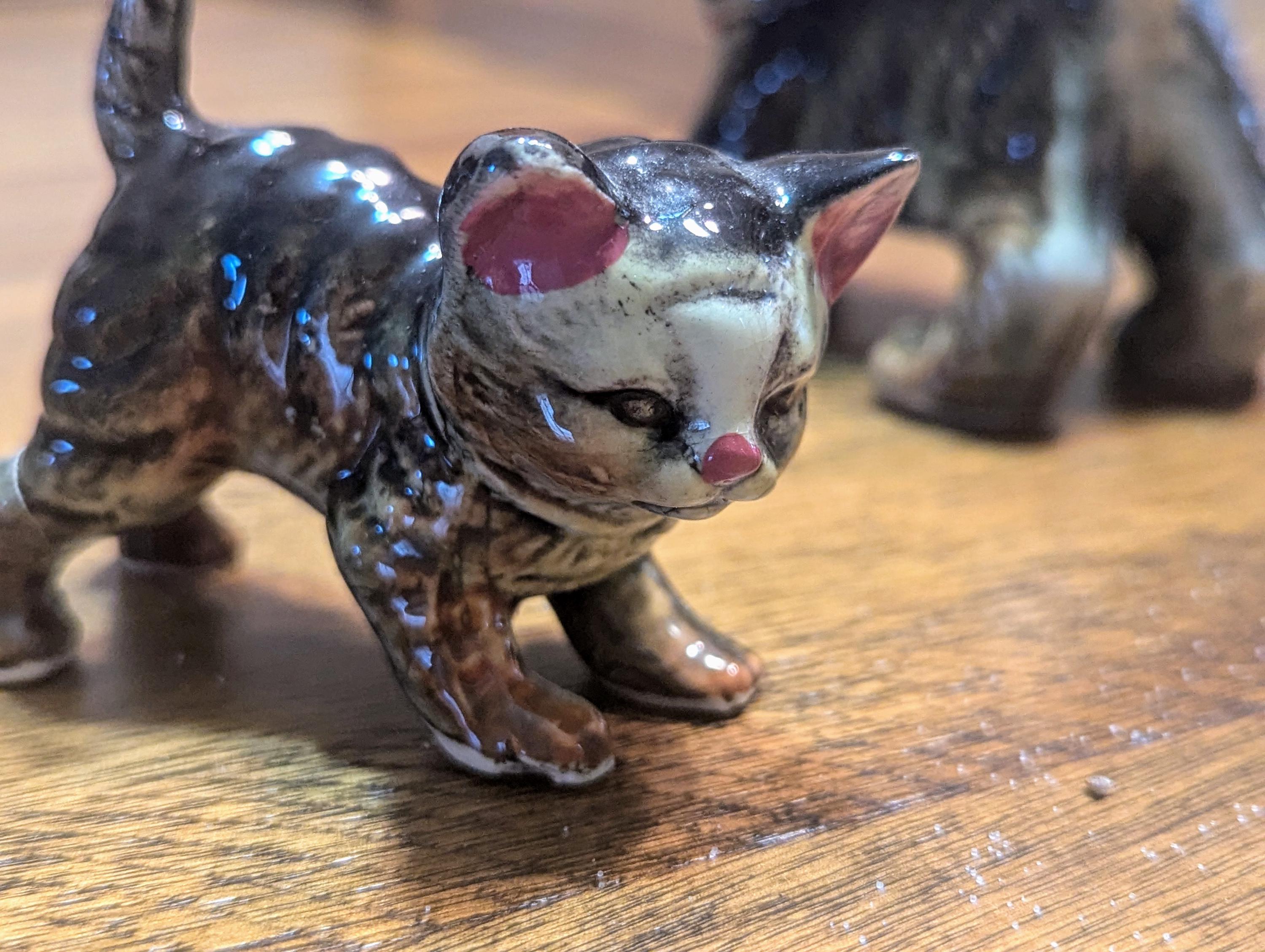 Camille Naudot Porcelain Cat Figurines1950's Japan - Etsy