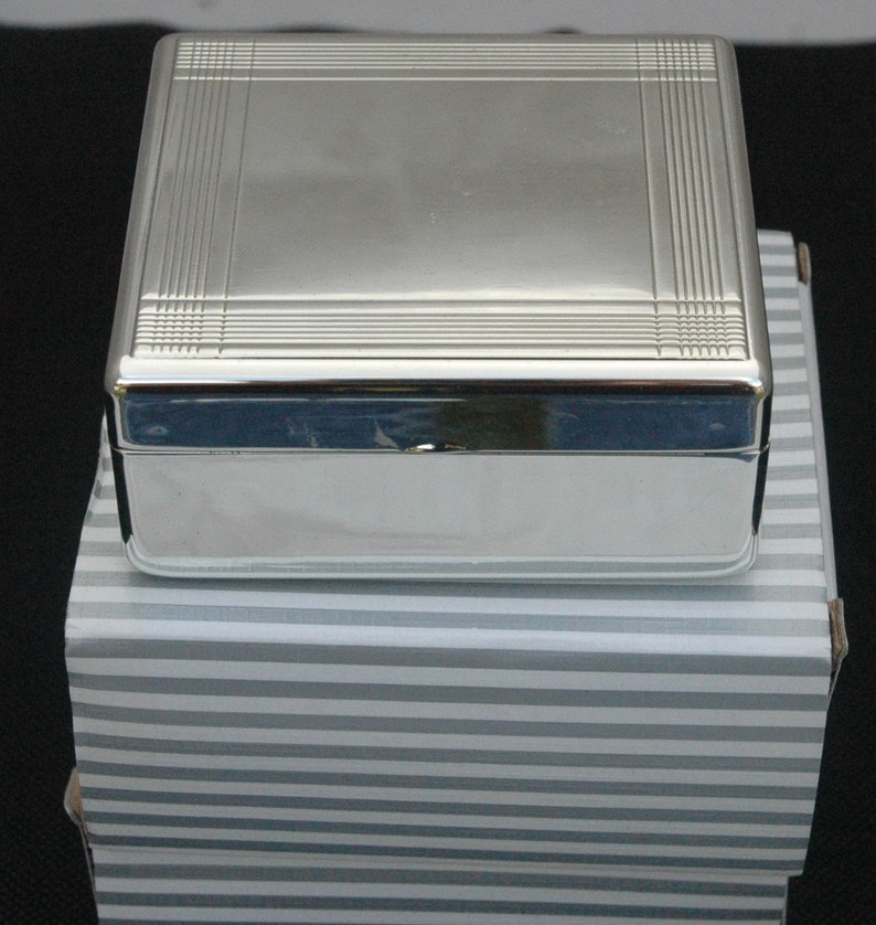 2 Things Remembered Mens Metal Marvin Boxes...jewelry Box...trinket Box