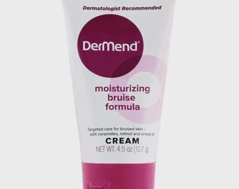 Crema hidratante para hematomas DerMend: Fórmula para pieles frágiles con ceramidas y retinol (128 ml)