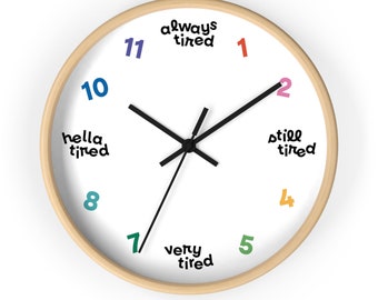 Tired Wall Clock