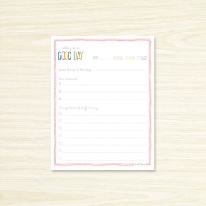 Daily Note Pad Today is a Good Day - Etsy