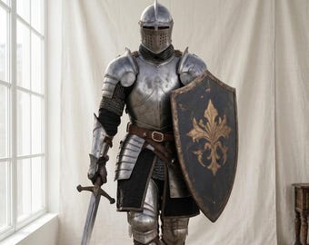 Mittelalterliche Ritterhandschuhe aus Stahl, bewegliche gotische Rüstungshandschuhe, funktionaler Handschutz aus Stahl für LARP, Reenactment und Cosplay-Kostüme