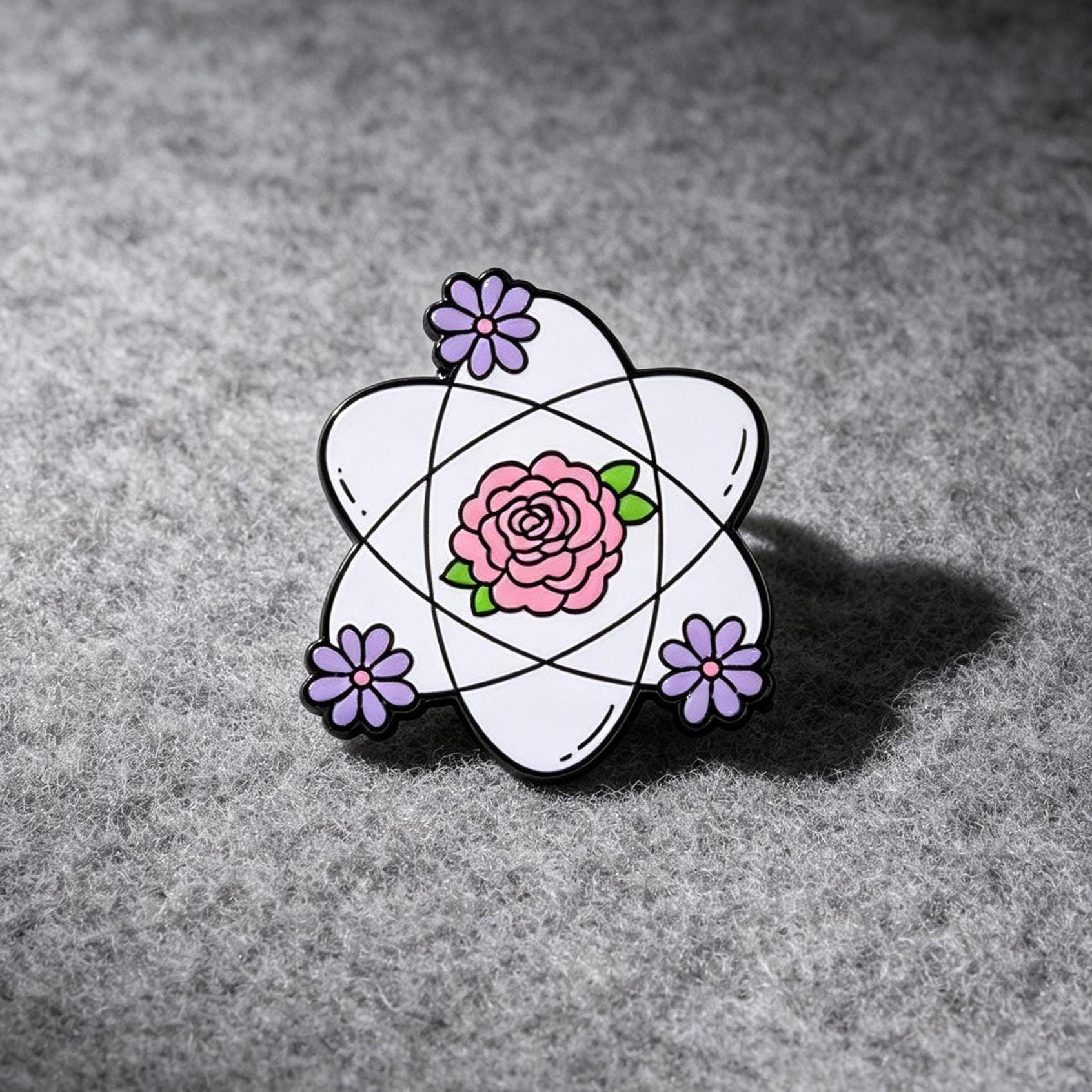 Atom Brooch - Etsy