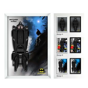 Display Frame for Lego Batman & Robin Batmobile #76331