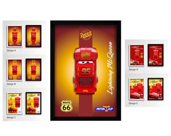 Display Frame for Lego Lighting McQueen #77255