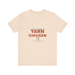 Chemise de jeu de poulet de fil que j'ai perdu, t-shirt drôle au crochet, cadeau d'humour de tricot image 2