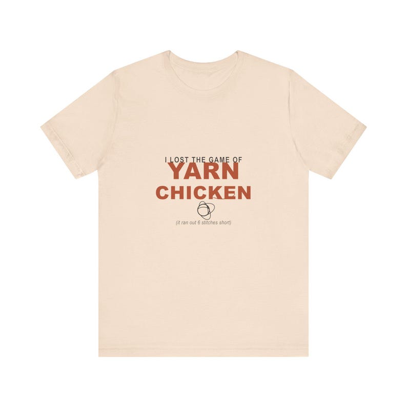 Chemise de jeu de poulet de fil que j'ai perdu, t-shirt drôle au crochet, cadeau d'humour de tricot image 2