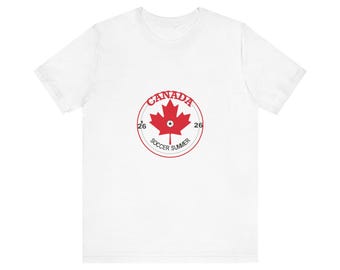 Maglia da calcio retrò del Canada 2026, t-shirt da calcio con la foglia d'acero, abbigliamento per tifosi del torneo estivo
