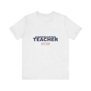 Retro Kindergarten Teacher Shirt (Est. 2026) Back to School Tee image 2