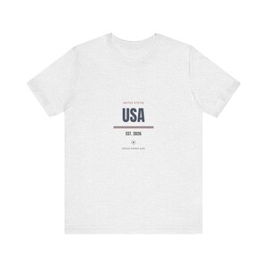 Camiseta de fútbol de EE. UU. 2026, estilo retro, para aficionados al torneo de verano. imagen 2