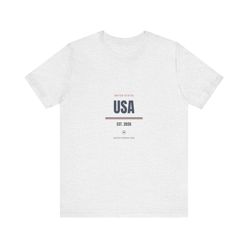 Camiseta de fútbol de EE. UU. 2026, estilo retro, para aficionados al torneo de verano. imagen 2