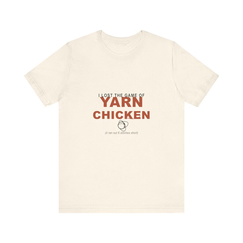 Chemise de jeu de poulet de fil que j'ai perdu, t-shirt drôle au crochet, cadeau d'humour de tricot image 1